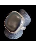 Bague Hématite Argent 925 Taille 56
