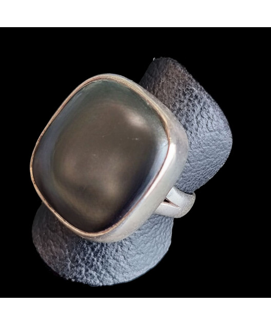 Bague Hématite Argent 925 Taille 56
