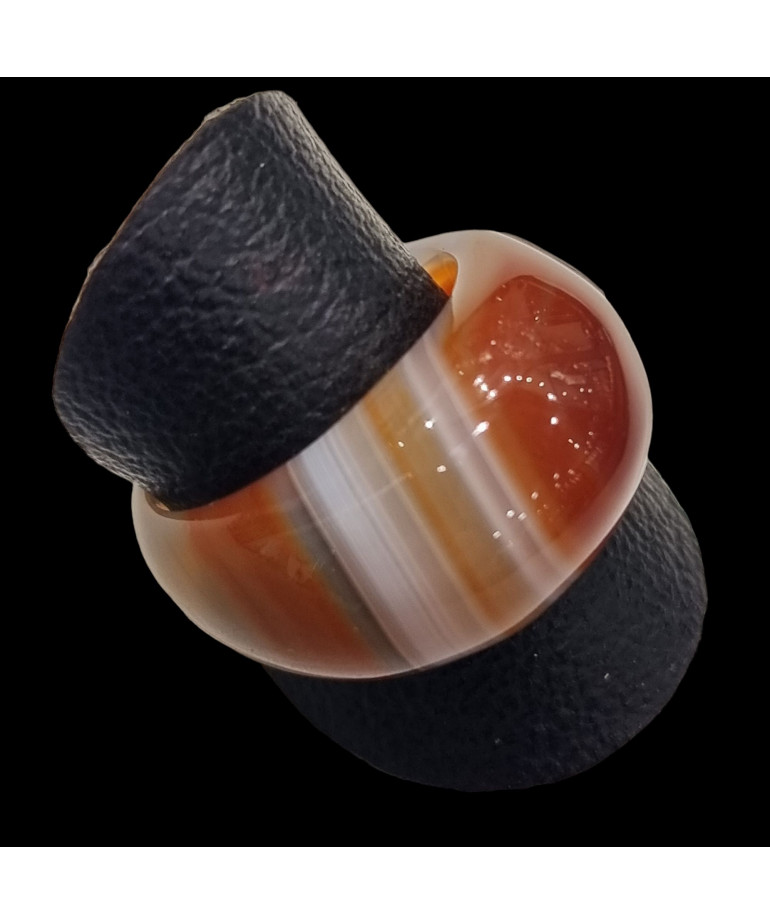 Bague Agate du Botswana Taille 61