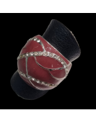 Bague Email & Swarovski Métal rhodié Taille 55