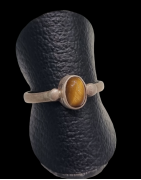 Bague Œil de tigre Argent 925 Taille 53