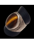 Bague Œil de tigre Argent 925 Taille 58