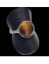 Bague Œil de tigre Métal rhodié Taille 60