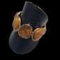 Bague Œil de tigre Nikki Bronze plaqué or Taille 58