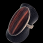 Bague Œil de taureau Argent 925 Taille 57