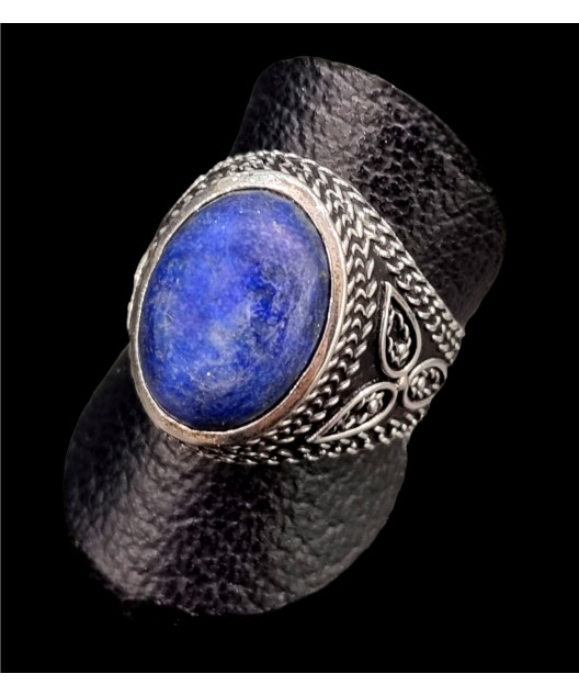 Bague Lapis-lazuli Argent 925 Taille 62