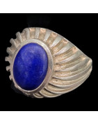 Bague Lapis-lazuli Argent 925 Taille 64