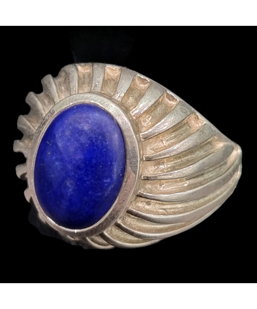 Bague Lapis-lazuli Argent 925 Taille 64