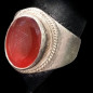 Bague Cornaline Argent 925 Taille 68
