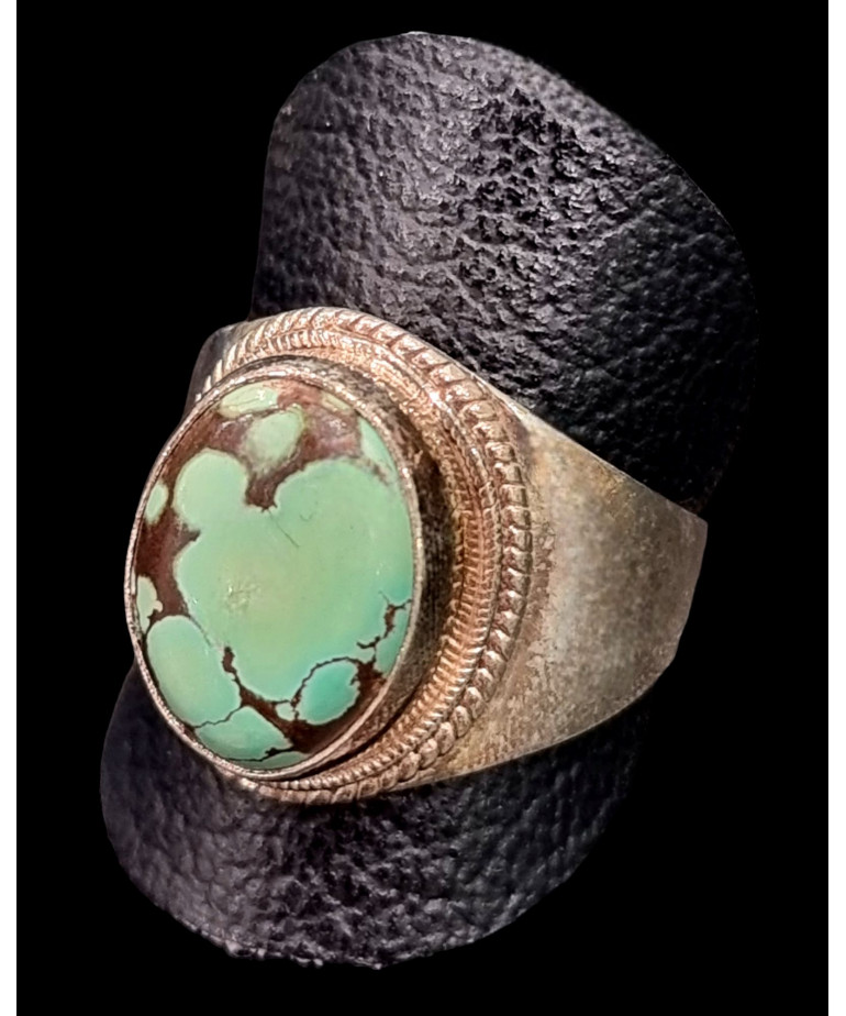 Bague Turquoise Argent 925 Taille 68