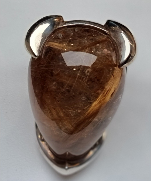 Bague Quartz rutile 925 Argent 925 Taille 49