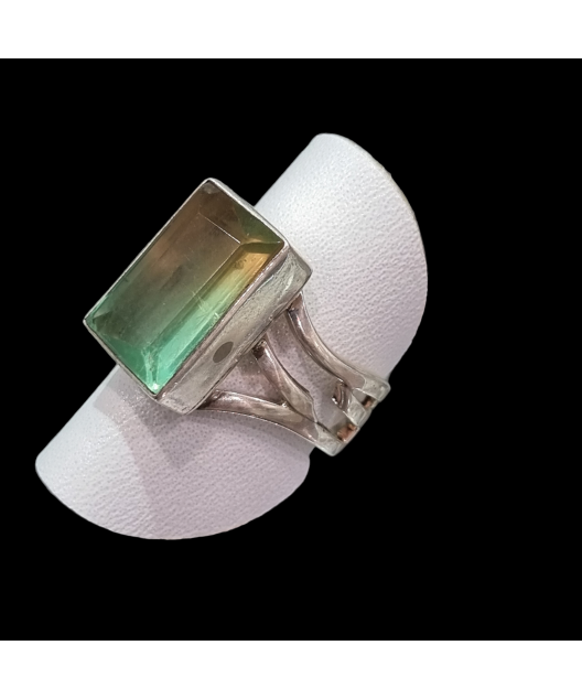 Bague Fluorite Rainbow Argent 925 Taille 61