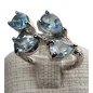 Bague Topaze bleue argent 925
