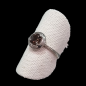 Bague Quartz fumé 925 Argent 925