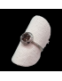 Bague Quartz fumé 925 Argent 925