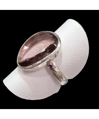 Bague Quartz fumé 925 Argent 925 Taille 60