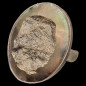 Bague Pyrite brute Argent 925 Taille 57+