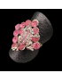 Bague Acier Zirconium grenouille Taille 54+