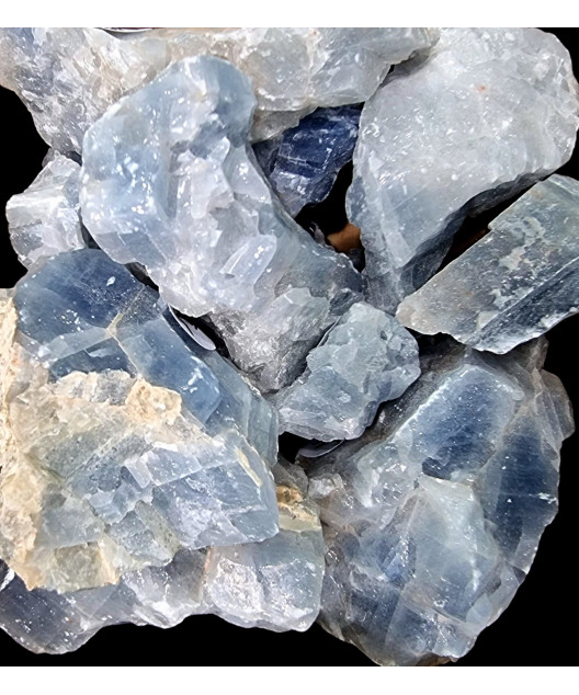 Pierre brute Calcite bleue