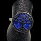 Bague Lapis-lazuli Arbre de vie Acier inox