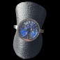 Bague Lapis-lazuli Arbre de vie Acier inox