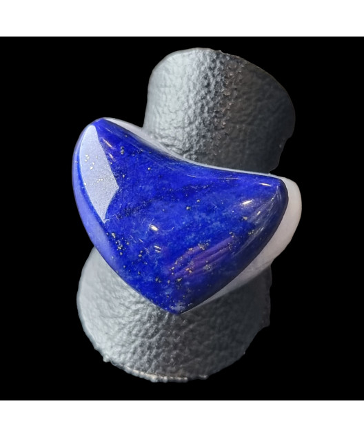 Bague Pierre Lapis-lazuli & Calcédoine Taille 57