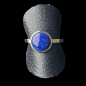 Bague Lapis-lazuli Acier inox Taille 56