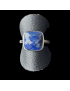 Bague Lapis-lazuli Acier inox