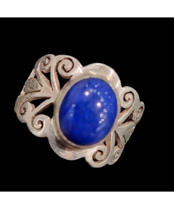 Bague Lapis-lazuli Argent 925 Taille 53