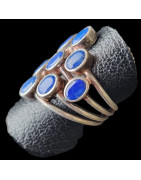 Bague Lapis-lazuli Argent 925 Taille 56