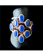 Bague Lapis-lazuli Argent 925 Taille 56