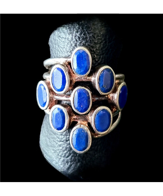 Bague Lapis-lazuli Argent 925 Taille 56