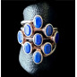 Bague Lapis-lazuli Argent 925 Taille 56