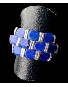 Bague Lapis-lazuli Argent 925 Taille 58
