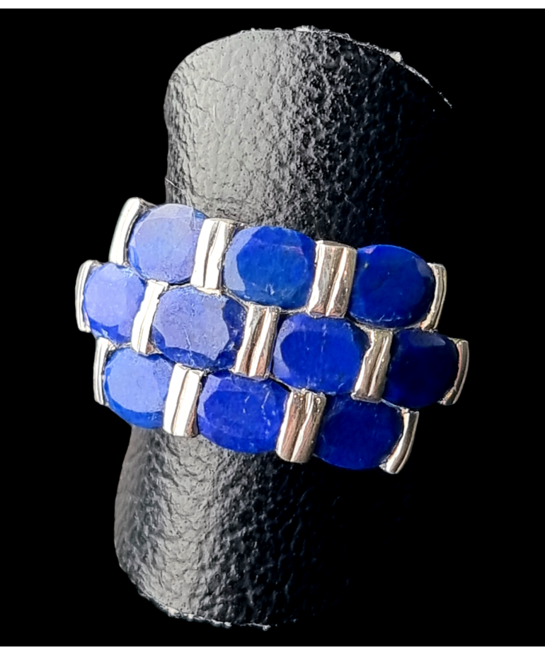 Bague Lapis-lazuli Argent 925 Taille 58
