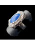 Bague Lapis-lazuli & Zirconium Argent 925 Taille 49+