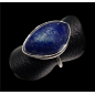 Bague Lapis-lazuli Acier inox Taille 55