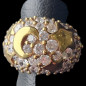Bague Zirconium Bronze plaqué or