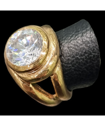 Bague Zirconium Bronze...