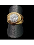 Bague Zirconium Bronze plaqué or Taille 53