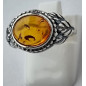 Bague Ambre baltique Argent 925 Taille 54