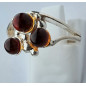 Bague Ambre baltique Argent 925 Taille 52