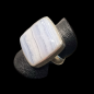 Bague Calcédoine Argent 925 Taille 55