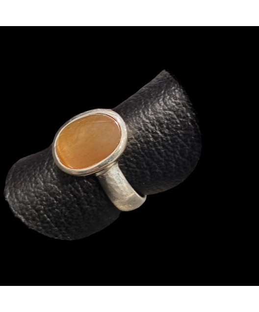 Bague Pierre de soleil Argent 925 Taille 55