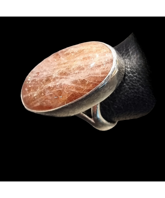 Bague Pierre de soleil Argent 925 Taille 56