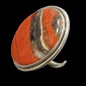 Bague Jaspe rouge Argent 925 taille 58