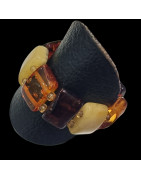 Bague Ambre baltique 64+