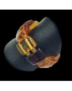 Bague Ambre baltique 64+