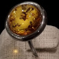 Bague Ambre baltique argent 925 Taille 56