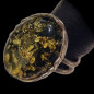 Bague Ambre végétal argent 925 Taille 58